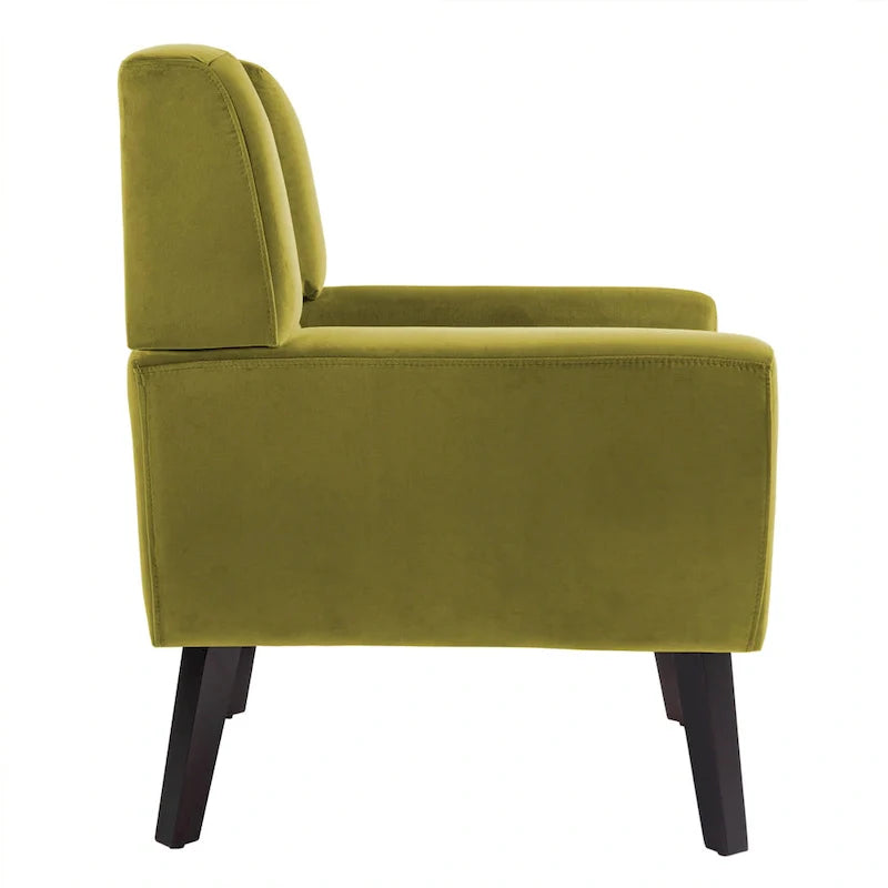 Lot de 2 fauteuils de salon en velours avec accoudoirs