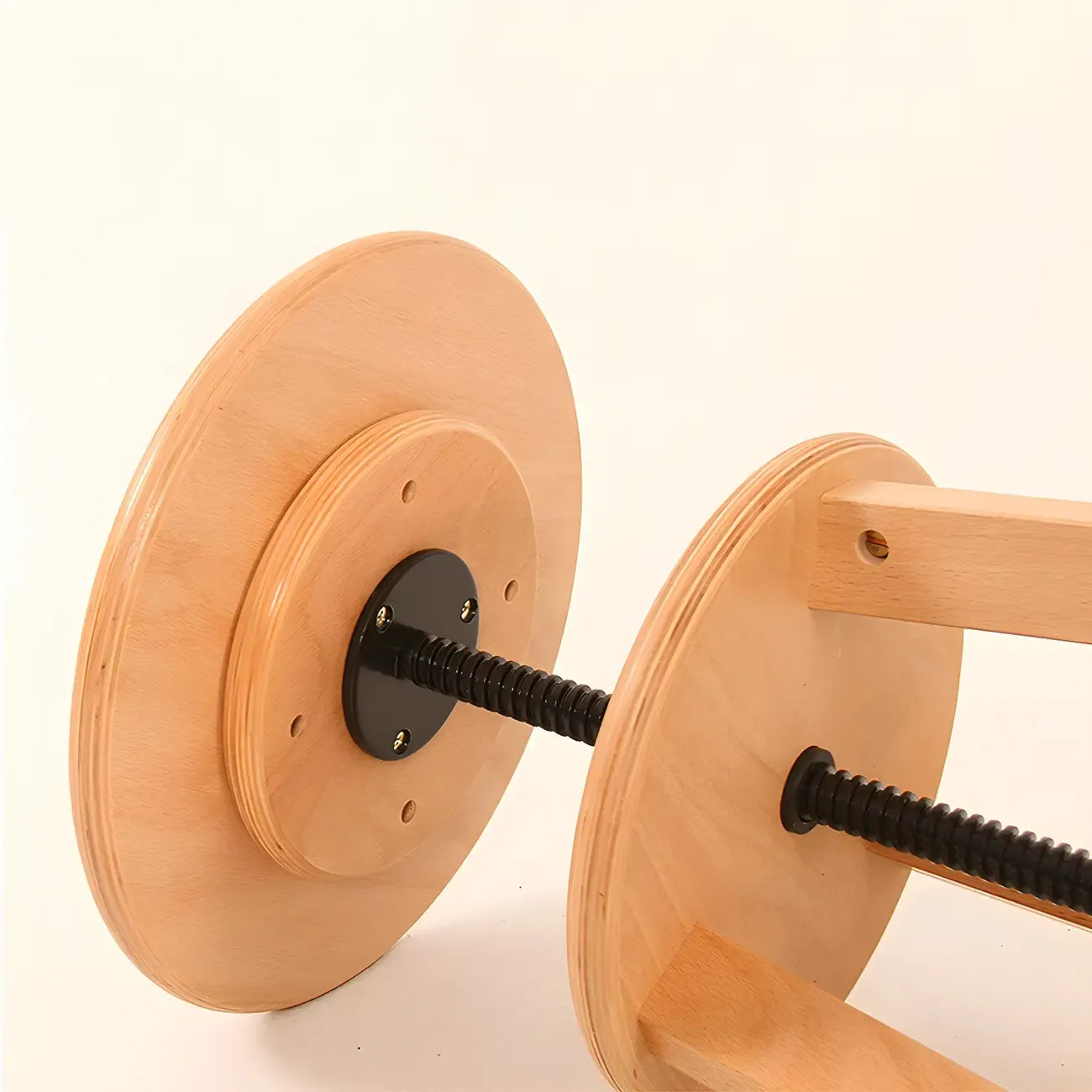 Tabourets de bar modernes en bois avec pivot de comptoir