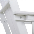 Chaise Adirondack pliante d'extérieur avec porte-gobelet