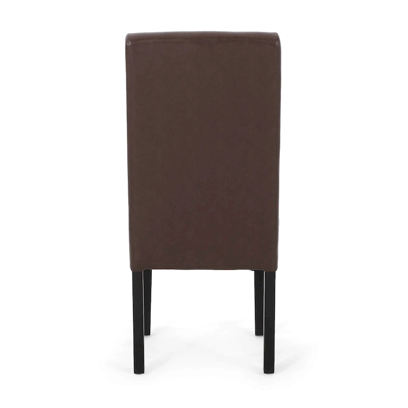 Chaises de salle à manger tapissées à motifs Pertica (lot de 4) par Christopher Knight Home