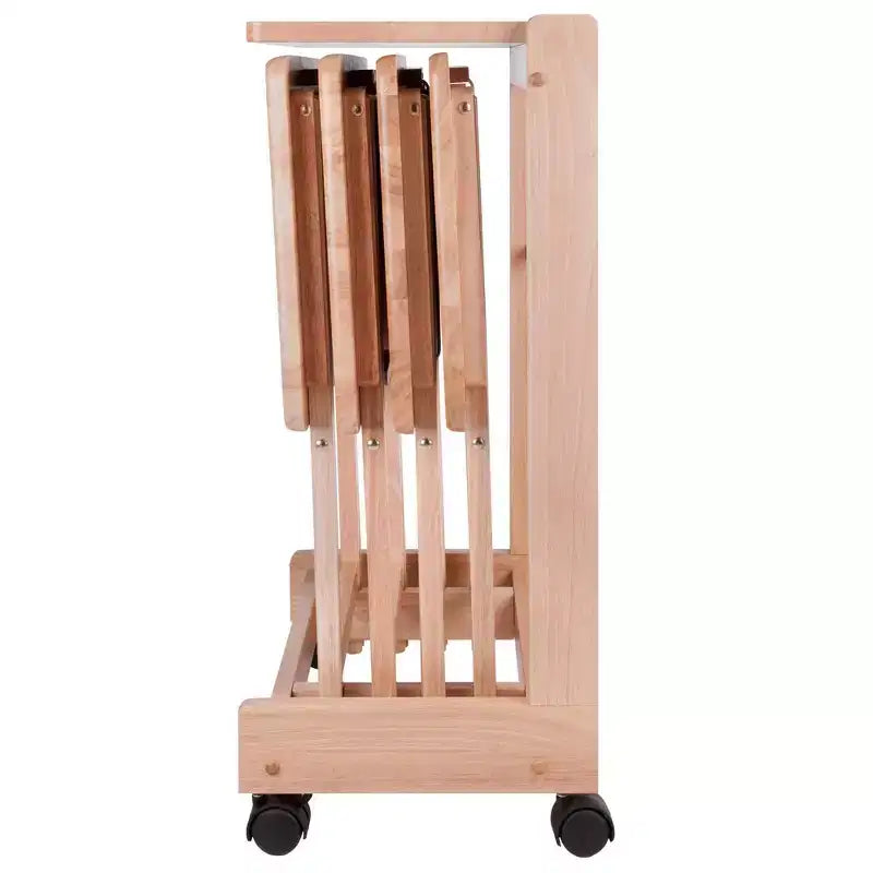 Ensemble de 5 tables d'appoint Brienda avec dessus rabattable - Winsome