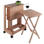 Ensemble de 5 tables d'appoint Brienda avec dessus rabattable - Winsome