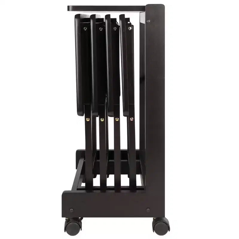 Ensemble de 5 tables d'appoint Brienda avec dessus rabattable - Winsome