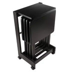 Ensemble de 5 tables d'appoint Brienda avec dessus rabattable - Winsome