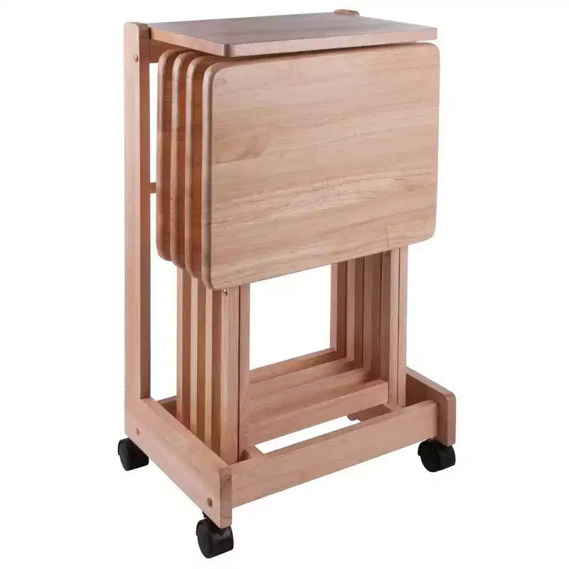 Ensemble de 5 tables d'appoint Brienda avec dessus rabattable - Winsome