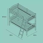 Lit superposé Twin Creekside en bois massif - Storkcraft
