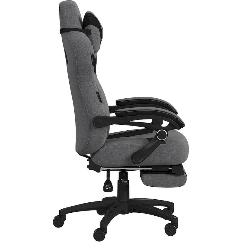 Chaise de jeu RESPAWN 110 Pro - Chaise de jeu avec repose-pieds, chaise de bureau ergonomique