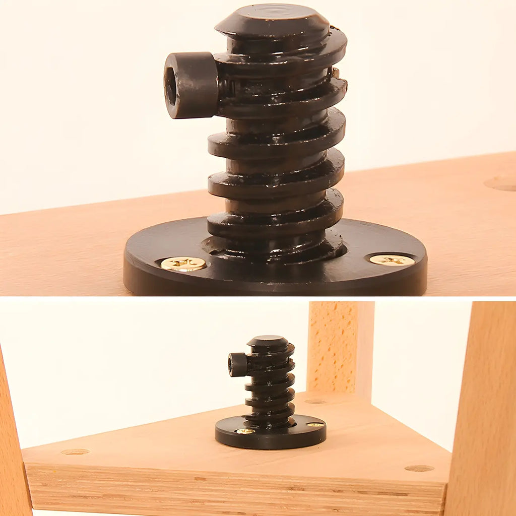 Tabourets de bar modernes en bois avec pivot de comptoir