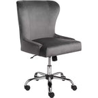Chaise de bureau réglable Studio 55D Erin Gray en tissu