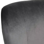 Chaise de bureau réglable Studio 55D Erin Gray en tissu
