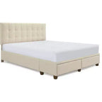 Edmond Storage Bed with Adjustable Height Headboard - ClickDecor