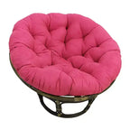 Fauteuil Papasan 42 po en rotin avec coussin en microsuède - International Caravan