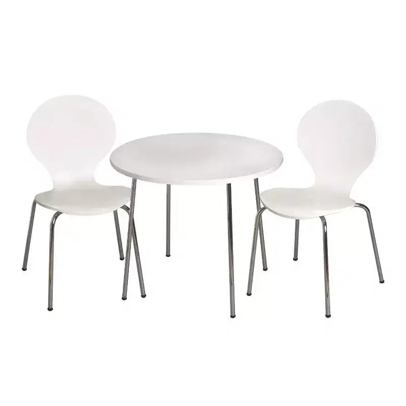 Ensemble table et 2 chaises pour enfants avec pieds chromés - Gift Mark