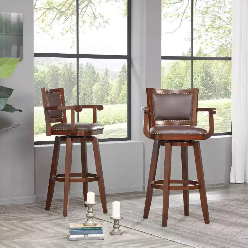 Tabouret de bar pivotant Broadmoor très haut de 34 po - Boraam