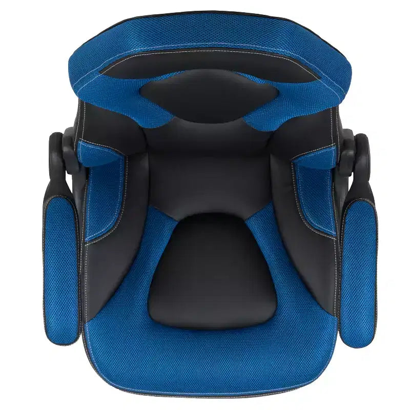 Fauteuil de bureau ergonomique pivotant réglable Flash Furniture X10 pour gamer avec accoudoirs relevables