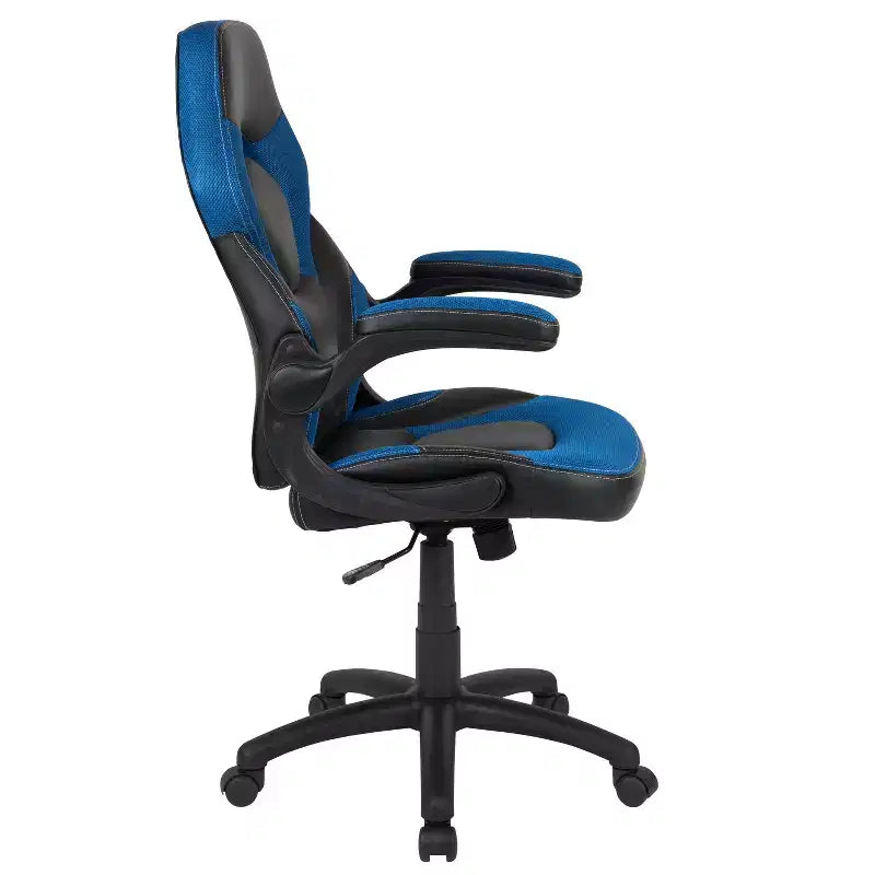 Fauteuil de bureau ergonomique pivotant réglable Flash Furniture X10 pour gamer avec accoudoirs relevables
