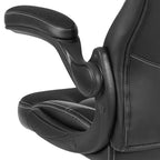 Fauteuil de bureau ergonomique pivotant réglable Flash Furniture X10 pour gamer avec accoudoirs relevables