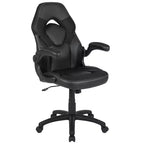 Fauteuil de bureau ergonomique pivotant réglable Flash Furniture X10 pour gamer avec accoudoirs relevables