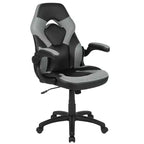 Fauteuil de bureau ergonomique pivotant réglable Flash Furniture X10 pour gamer avec accoudoirs relevables
