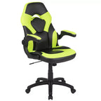 Fauteuil de bureau ergonomique pivotant réglable Flash Furniture X10 pour gamer avec accoudoirs relevables