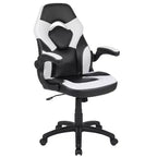 Fauteuil de bureau ergonomique pivotant réglable Flash Furniture X10 pour gamer avec accoudoirs relevables