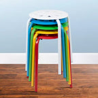 Tabourets empilables emboîtables en plastique Flash Furniture, 17,5 po de hauteur (paquet de 5)