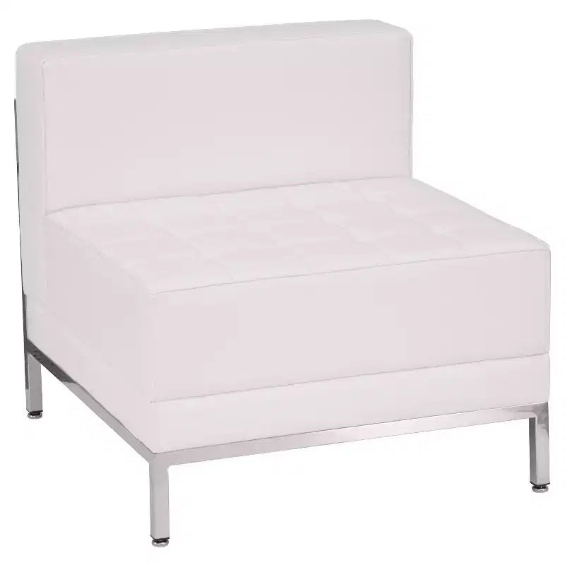 Chaise centrale contemporaine en similicuir Flash Furniture HERCULES Imagination Series