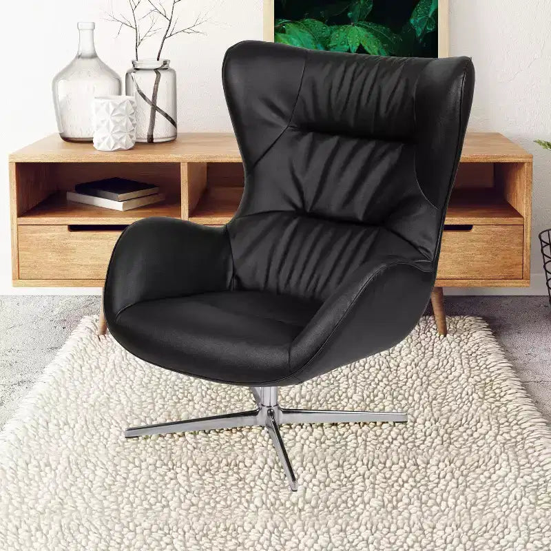 Fauteuil pivotant d'appoint Flash Furniture Rétro pour la maison et le bureau