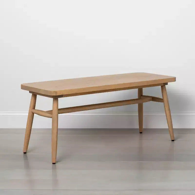 Banc de salle à manger en bois Shaker – Hearth & Hand avec Magnolia