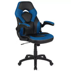 Ensemble bureau de jeu et chaise Emma et Oliver avec porte-gobelet, support pour casque et support pour écran