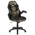 Ensemble bureau de jeu et chaise Emma et Oliver avec porte-gobelet, support pour casque et support pour écran