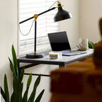 Emma et Oliver 40 Bureau d'ordinateur pliable rustique pour la maison - Bureau pour ordinateur portable