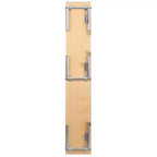 Rehausseur de bar Emma et Oliver 72 x 12 x 12 en bouleau avec pieds argentés