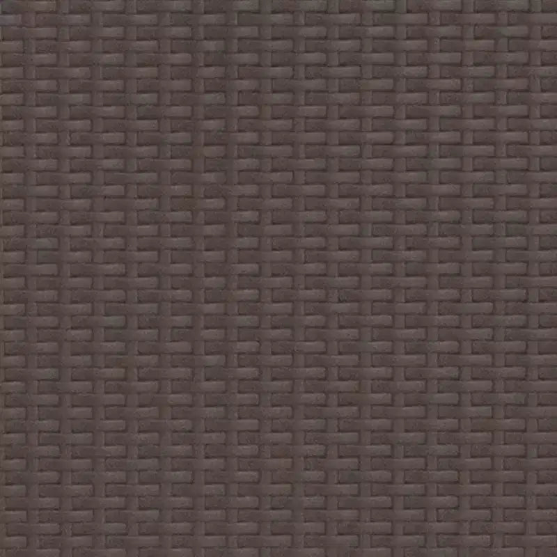 Table pliante carrée en plastique imitation rotin marron Emma et Oliver de 59 cm – Table d'extérieur pour événements