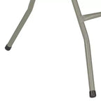 Table pliante carrée en plastique imitation rotin marron Emma et Oliver de 59 cm – Table d'extérieur pour événements