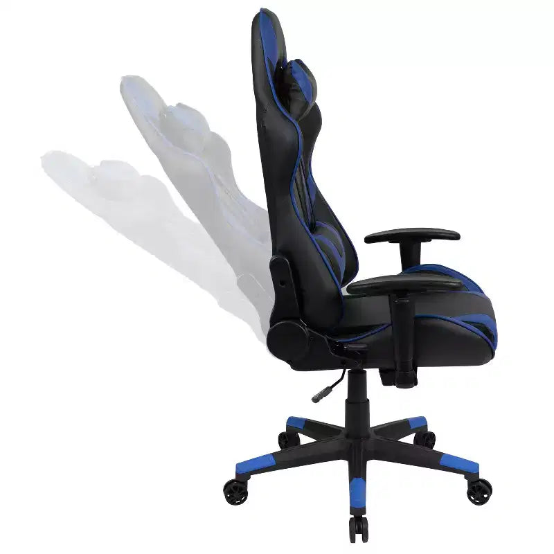 Ensemble Bureau Gaming Emma et Oliver - Support Tasse/Casque/Tapis de Souris Intégré