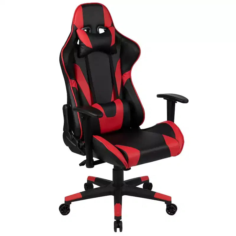 Ensemble Bureau Gaming Emma et Oliver - Support Tasse/Casque/Tapis de Souris Intégré