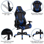 Ensemble Bureau Gaming Emma et Oliver - Support Tasse/Casque/Tapis de Souris Intégré
