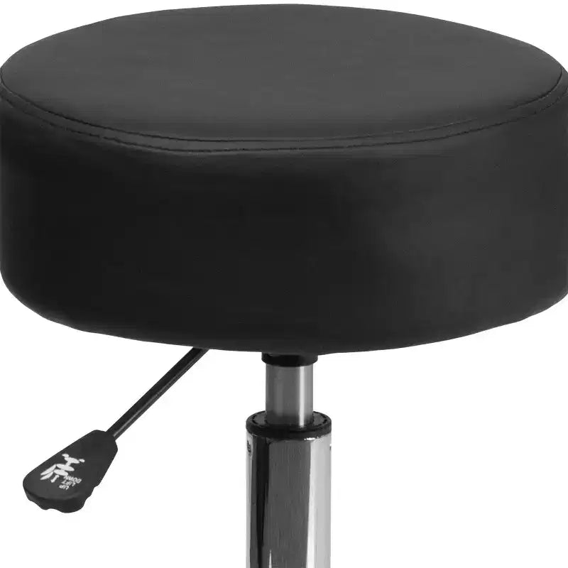 Tabouret ergonomique médical Emma et Oliver avec base chromée