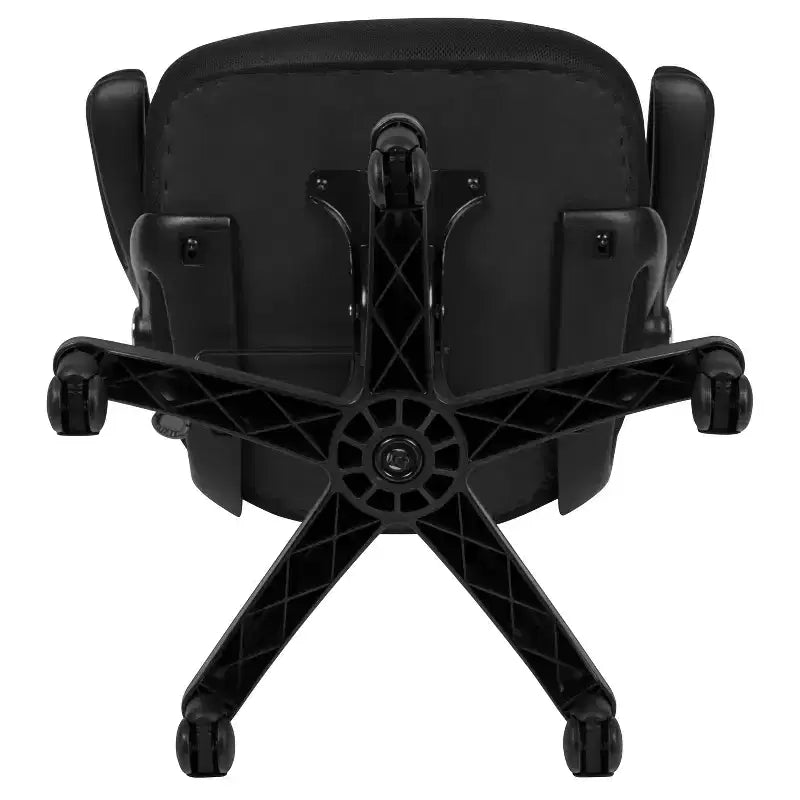 Fauteuil de bureau ergonomique à dossier haut en maille Emma et Oliver avec accoudoirs relevables