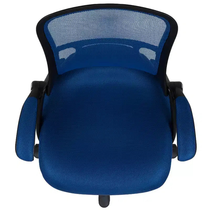 Fauteuil de bureau ergonomique à dossier haut en maille Emma et Oliver avec accoudoirs relevables