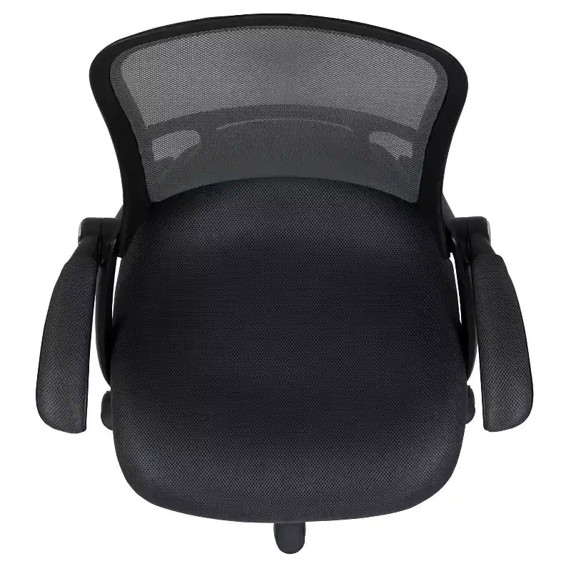Fauteuil de bureau ergonomique à dossier haut en maille Emma et Oliver avec accoudoirs relevables