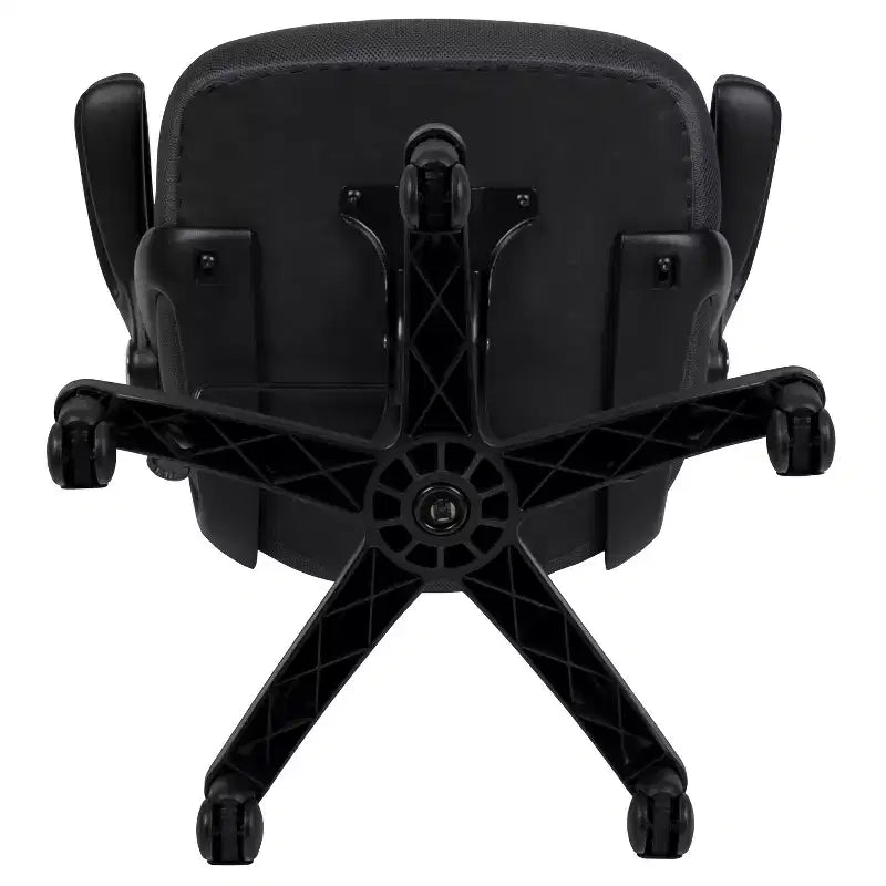 Fauteuil de bureau ergonomique à dossier haut en maille Emma et Oliver avec accoudoirs relevables