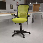 Fauteuil de bureau ergonomique à dossier haut en maille Emma et Oliver avec accoudoirs relevables
