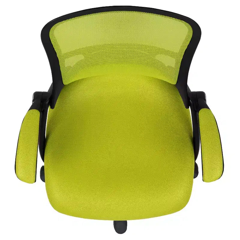 Fauteuil de bureau ergonomique à dossier haut en maille Emma et Oliver avec accoudoirs relevables