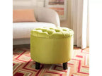 Amiela, pouf de rangement capitonné - HUD8220 - Safavieh Couture