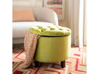 Amiela, pouf de rangement capitonné - HUD8220 - Safavieh Couture