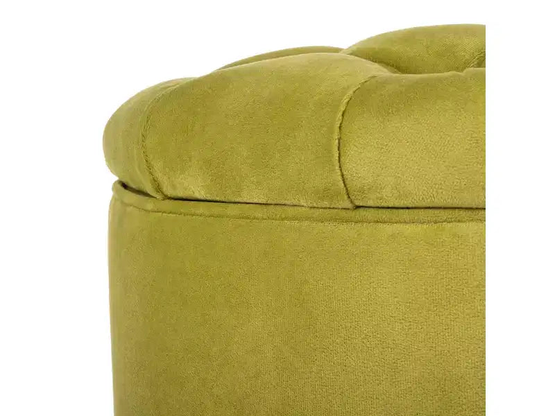 Amiela, pouf de rangement capitonné - HUD8220 - Safavieh Couture