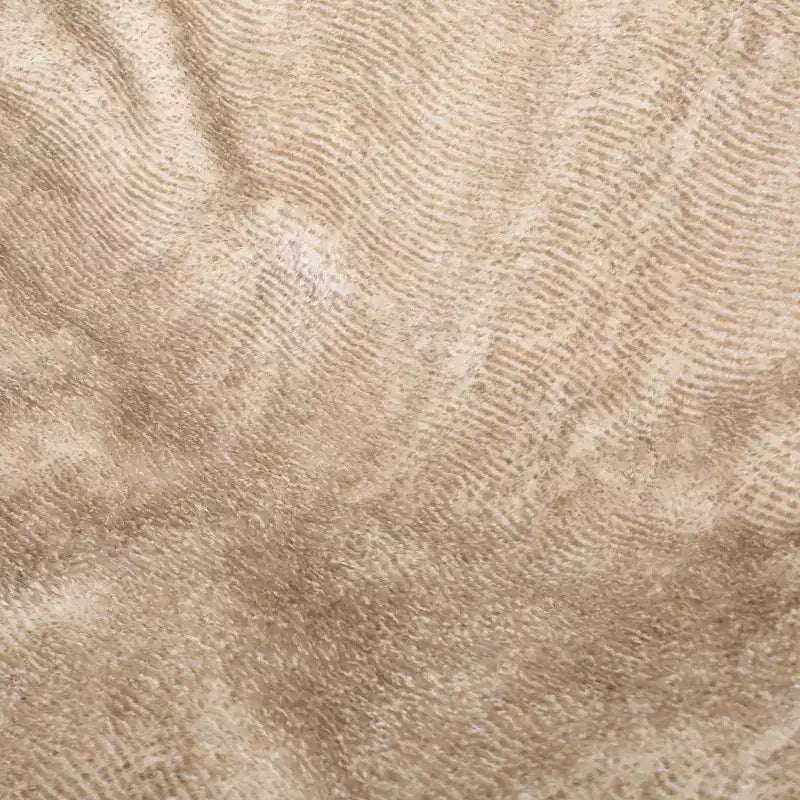Pouf d'hiver en fausse fourrure Christopher Knight Home 60 Greyrock Modern Glam