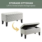 Pouf de rangement Designs4Comfort Winslow - Breighton Home